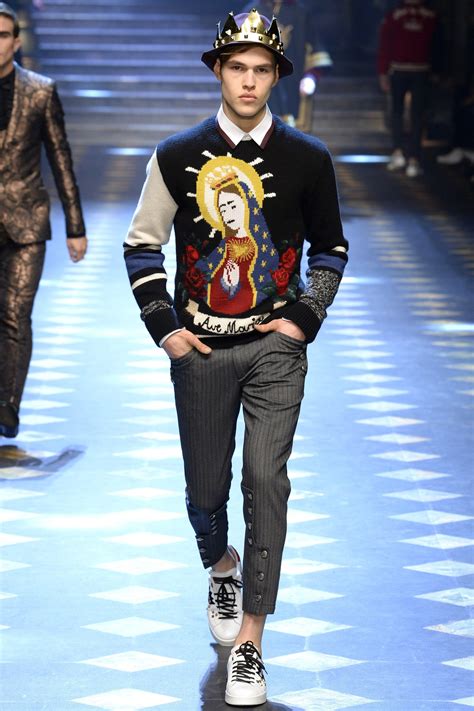 dolce gabbana mens 2017|dolce & gabbana menswear.